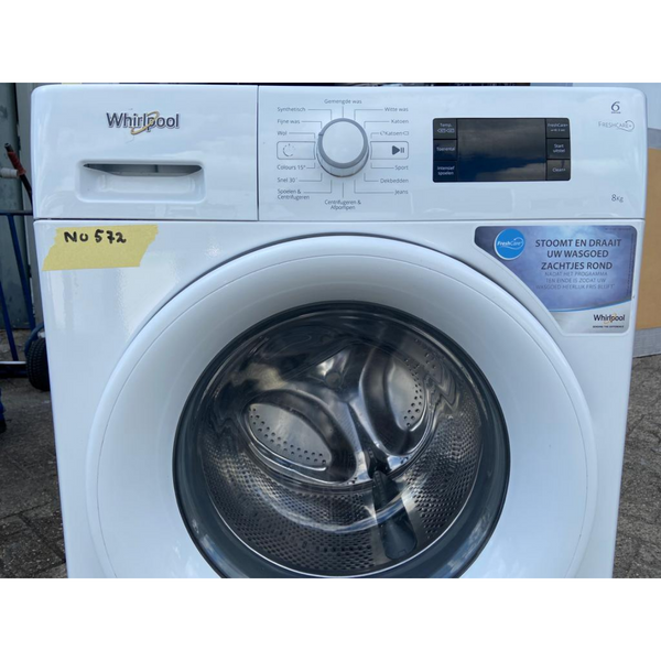 Whirlpool FWG81484WE NL 8 KG 1400 TOEREN WASMACHINE