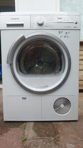 Siemens| Droger| Luchtcondensatie| 8KG
