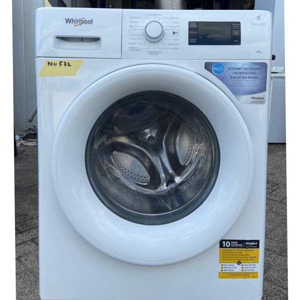 Whirlpool FWG81484WE NL 8 KG 1400 TOEREN WASMACHINE